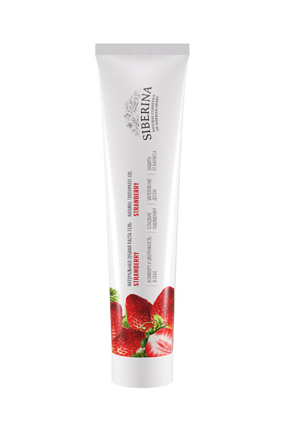 Зубная паста-гель "Strawberry"