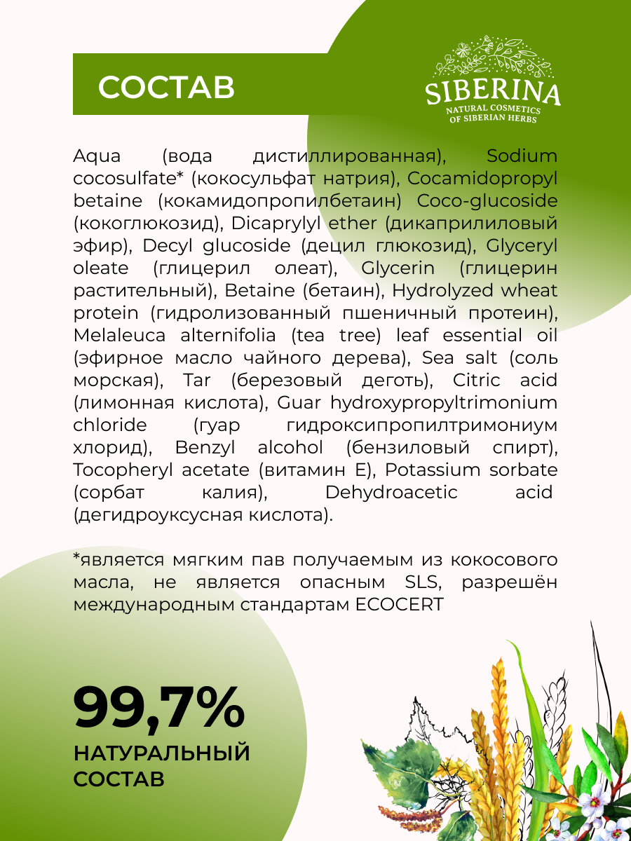 Шампунь ГлобалВет с березовым дегтем, фл. мл купить недорого