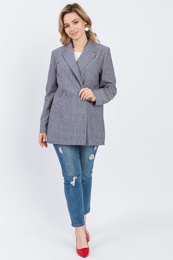 Жакет в полоску GK2418(5005)