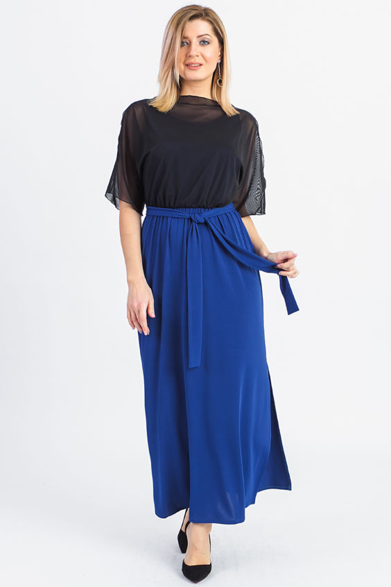 Платье с разрезом S0919(3002-527)