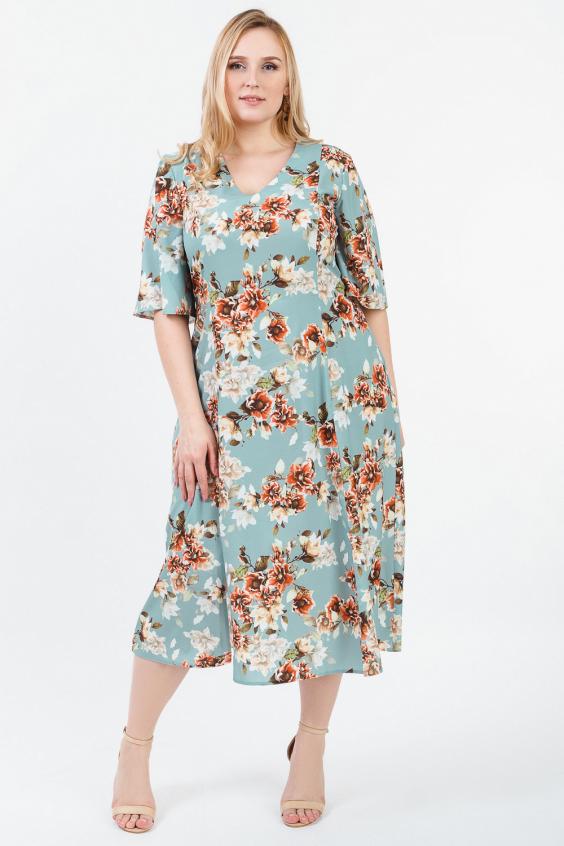 Платье с разрезами S3020(4992)