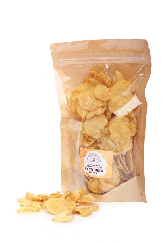 Натуральные овощные чипсы «Картошка без соли» OCH(3)-SIB