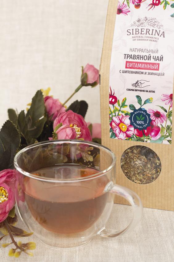 Травяной чай «Витаминный» с шиповником и эхинацеей TEA(1)-SIB